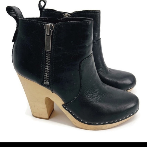 Dolce vita Arlynn wood platform clog boots. - Picture 11 of 13